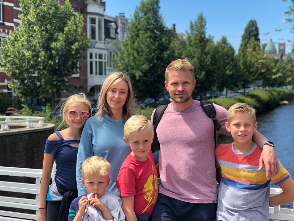 photo of James Ure's family