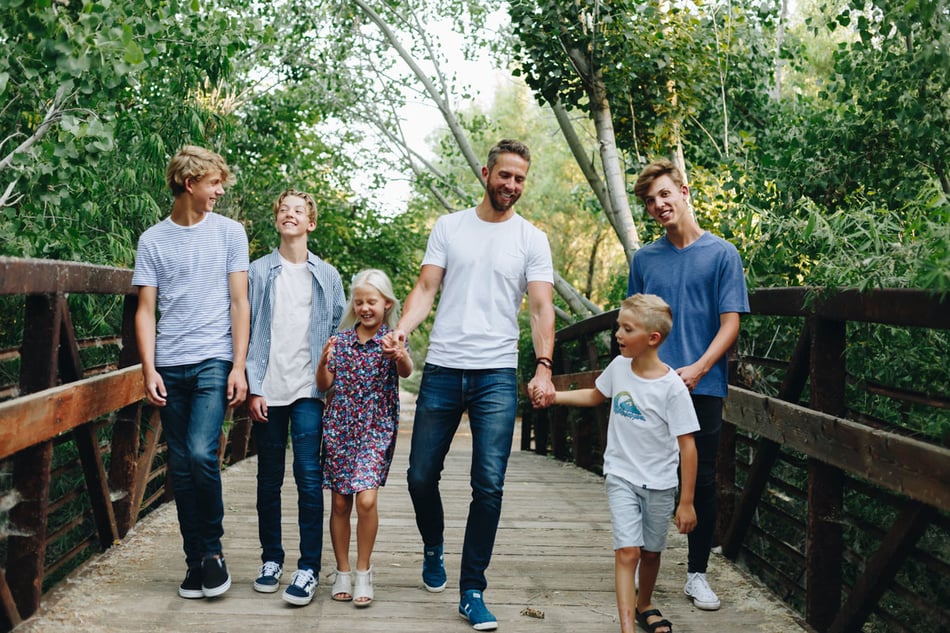 photo of Nels Jensen's family
